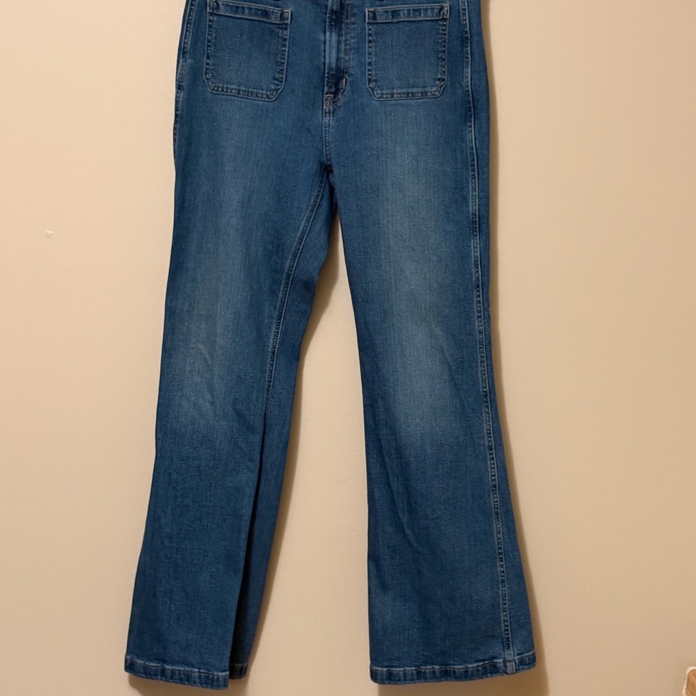 GAP Women's Flare Jeans in Deep Blue